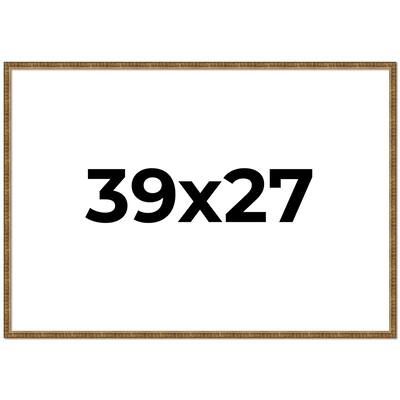 39x27 Frame Gold Picture Frame - Complete Modern Photo Frame Includes