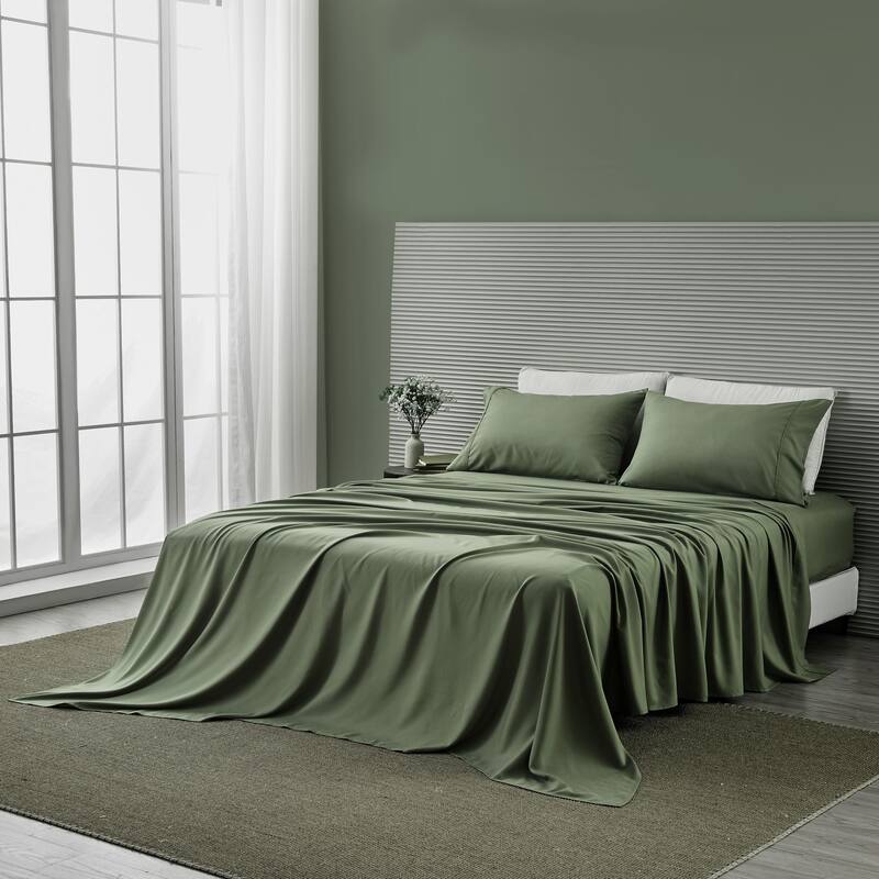 Linery & Co. Ultra Soft Microfiber and Rayon from Bamboo Bed Sheet Set