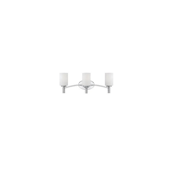 Designers Fountain 84503 Cordova 3-Light Bath Bar Bathroom Fixture - Chrome