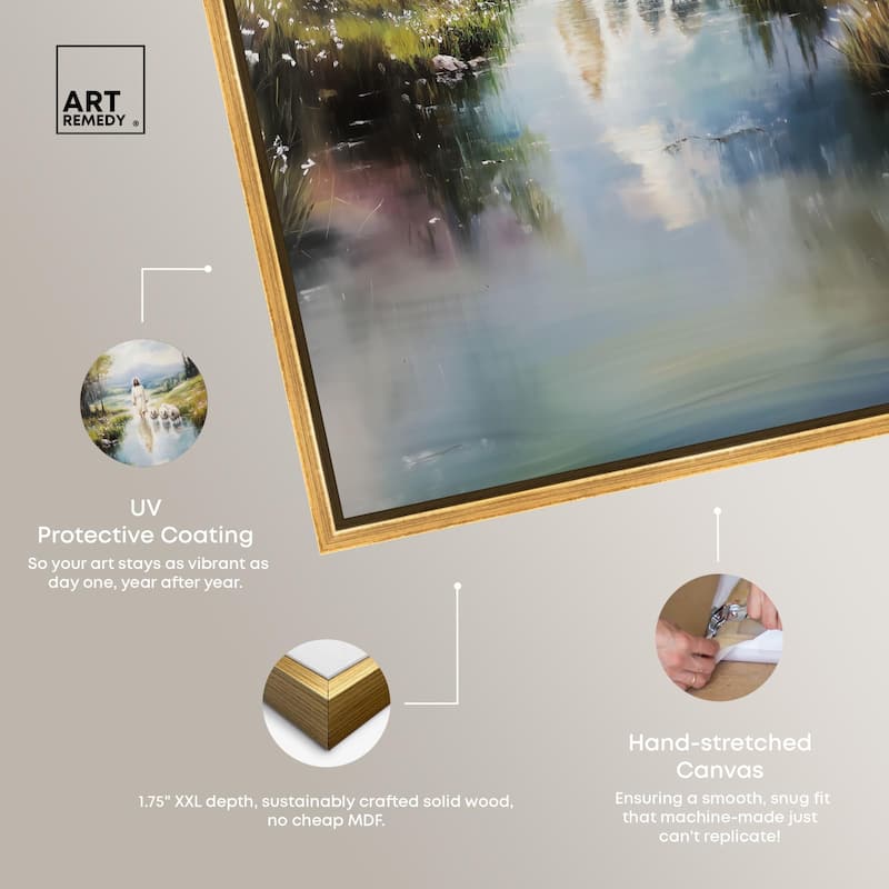 Caretaker's Calm Crossing II Canvas by Art Remedy