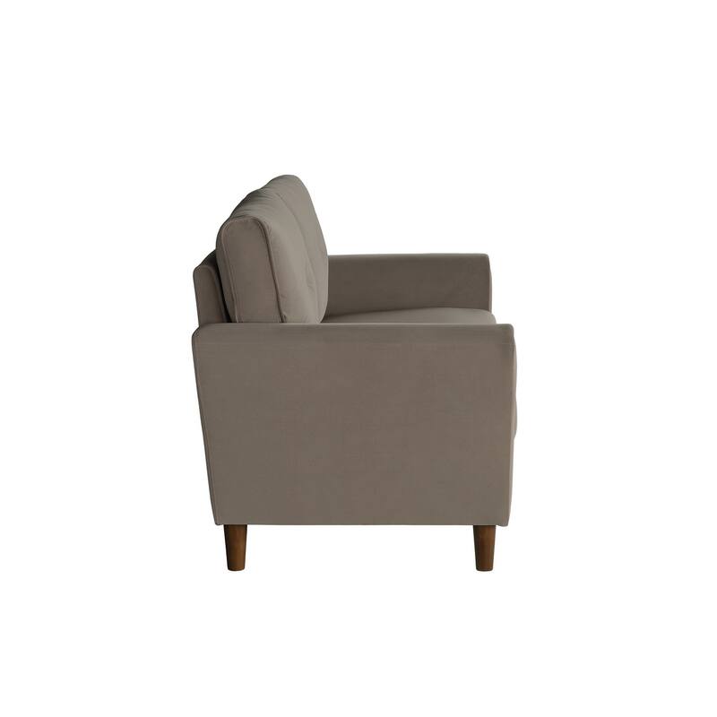 Ynes Brown Velvet Living Room Set