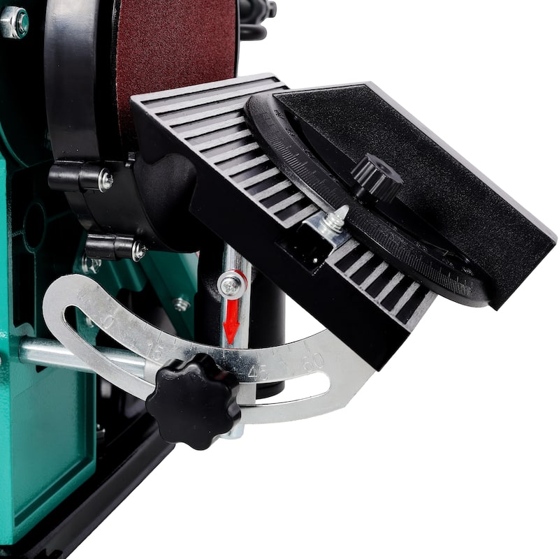 Anmytek 4" x 36" Belt Sander 6" Disc Polisher Grinder 120V UL Certified Green