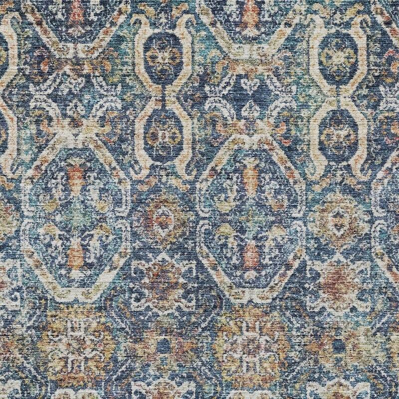 HomeRoots Floral Transitional Rectangle Outdoor Rug