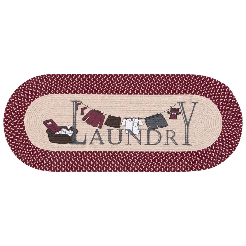 SAFAVIEH Handmade Braided Posters Matanah Machine Washable Rug