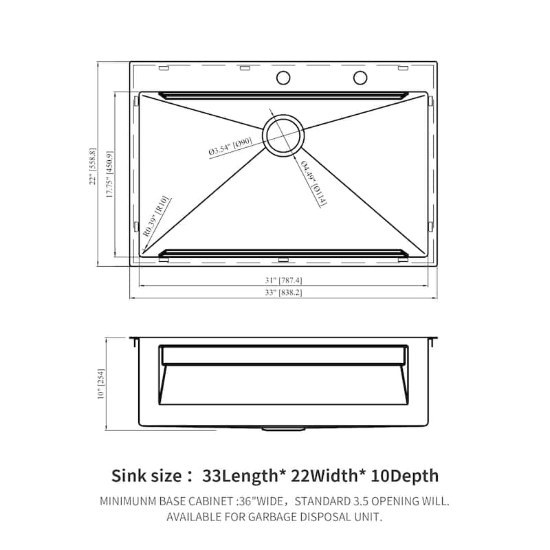 Undermount 16 Gauge Single Bowl Stainless Steel Kitchen Sink in Brushed Nickel