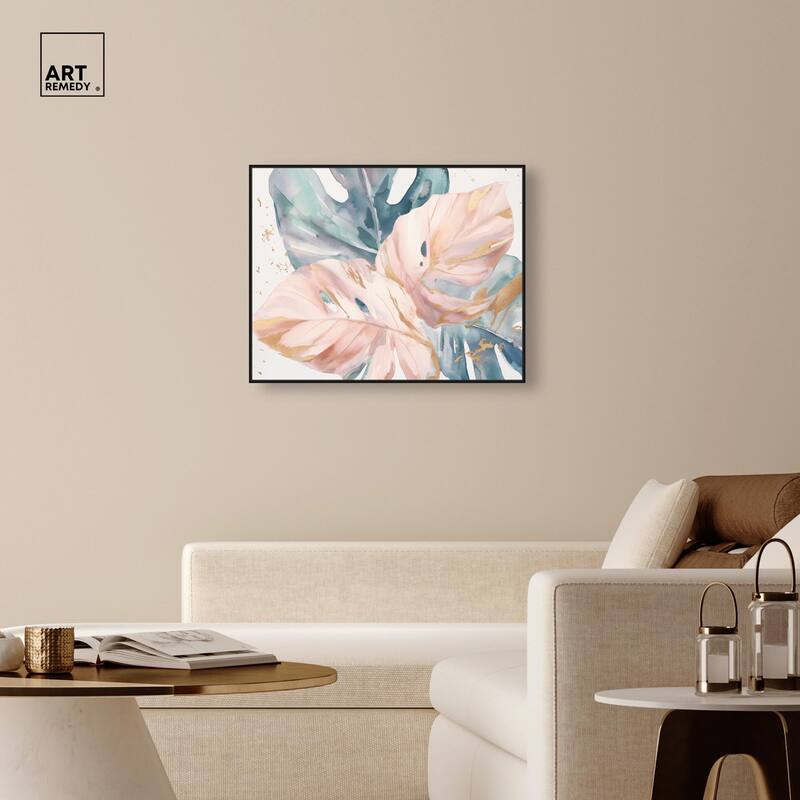 Golden Spritz Canvas by Art Remedy