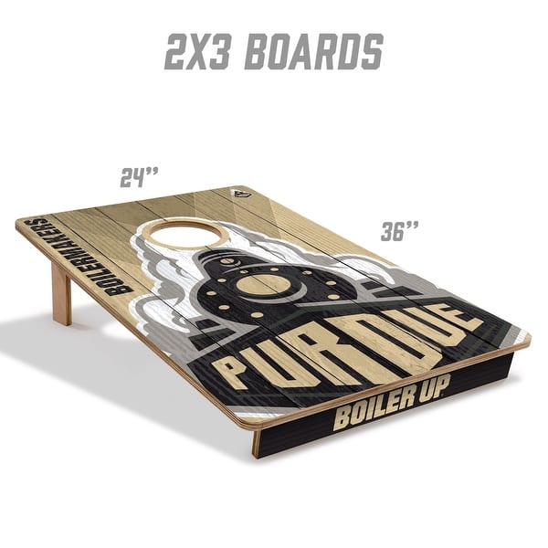 Purdue Boilermakers NCAA Tailgate Cornhole Board Set