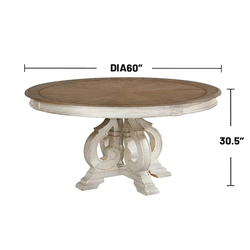 Dining Set in Antique White And Ivory