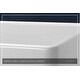 preview thumbnail 10 of 18, Fossil Blu 36-Inch SOLID Fireclay Farmhouse Sink in White, Polished Nickel Accessories, Flat Front - 36 x 20 x 10