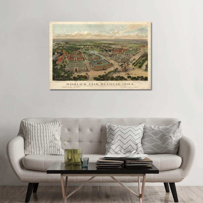 iCanvas "St. Louis World's Fair, 1904" by Vintage Apple Collection Canvas Print - 32x48x1.5