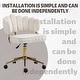 preview thumbnail 13 of 23, Velvet Modern Adjustable Office Desk Computer Swivel Chair