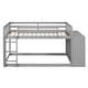 preview thumbnail 32 of 50, Twin over Twin Bunk Bed with 4 Drawers and 3 Shelves