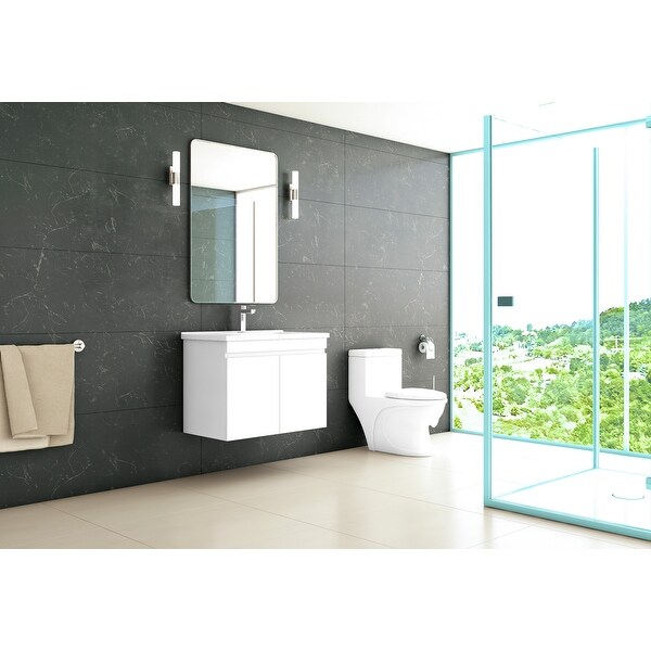 Newton 30" wall-mount vanity. Opens flyout.