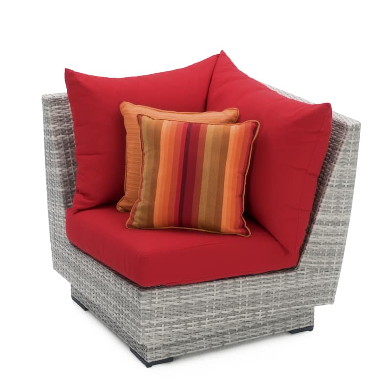 Cannes 4 Piece Sunbrella Outdoor Patio Sectional & Table