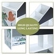 preview thumbnail 12 of 20, Children's Multi-Functional House Bookcase Toy Storage Bin Floor Cabinet with Blackboard