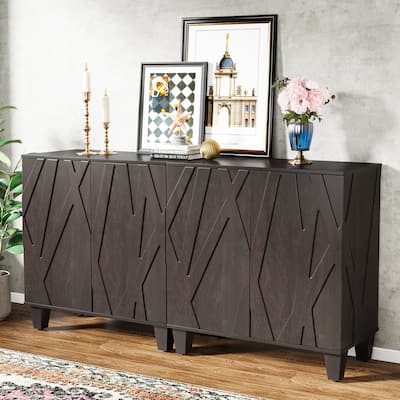 Large Sideboard Vintage Buffet Cabinet for Kitchen Dining Room