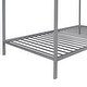 preview thumbnail 24 of 36, Metal House Bed Platform Bed, Twin Size Floor Bed w/ Slats for Kids
