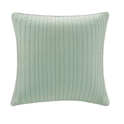 INK+IVY Camila Cotton Quilted Euro Sham