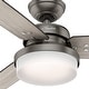 preview thumbnail 6 of 27, Hunter 52" Sentinel Ceiling Fan with LED Light Kit and Handheld Remote
