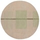 preview thumbnail 17 of 20, SAFAVIEH Handmade Genre Hans Mid-Century Modern Wool Rug 6' Round - Green/Beige