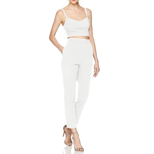 Shop Black Halo Womens Pant Sets White Porcelain Size 2 Two Piece