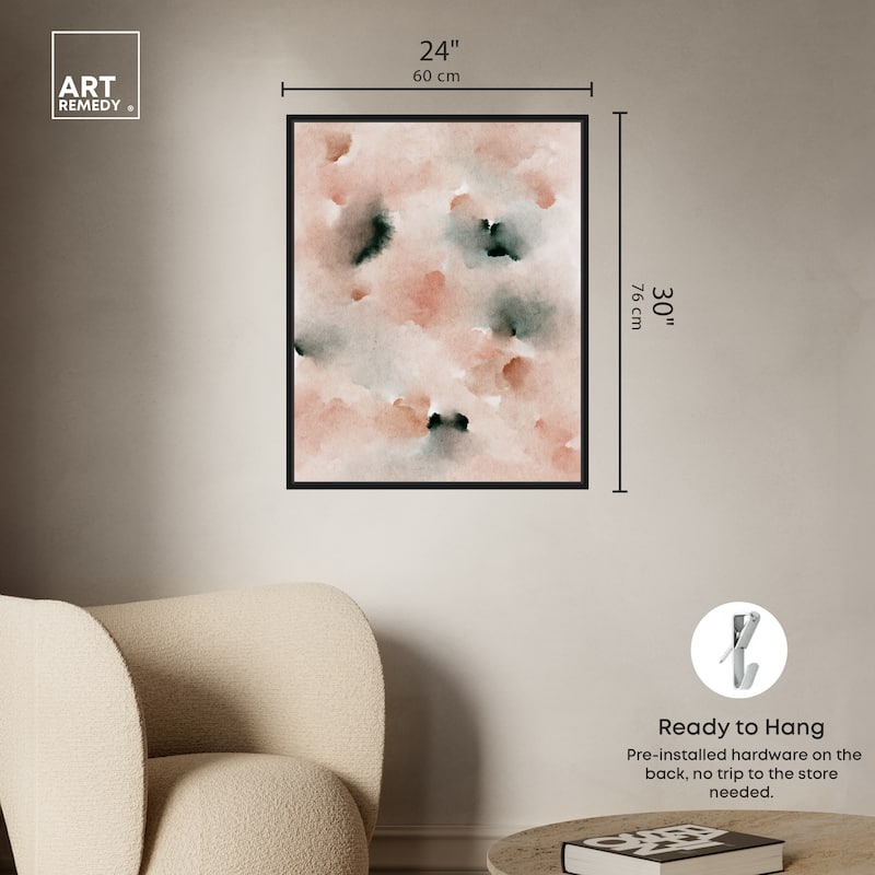 Art Remedy Smore'S Marshmallows Framed Watercolor Boho Abstracts