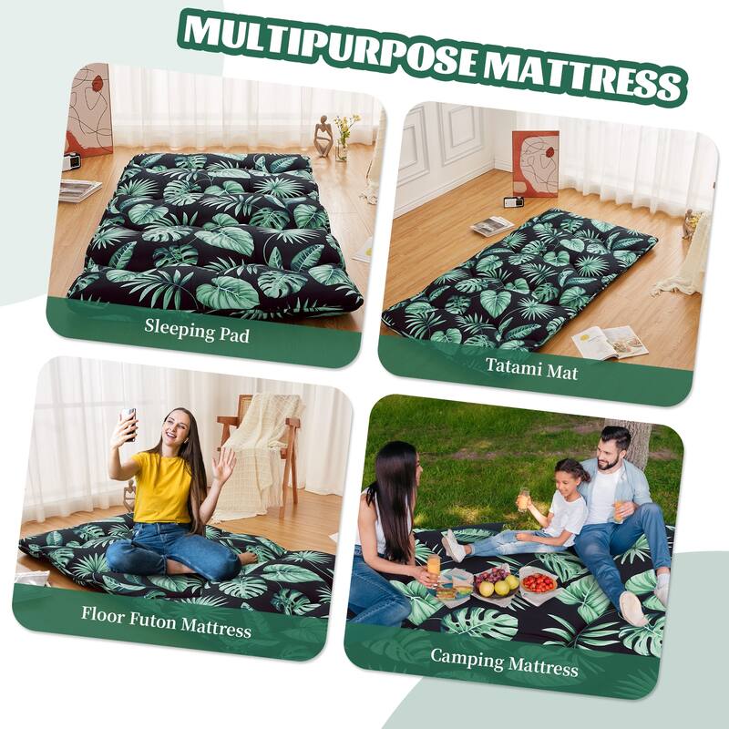 Japanese Futon Floor Mattress, Japanese Style Floor Mattress Sleeping Mattress Pad Tatami Mat