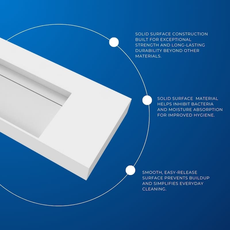 Juniper Stone Solid Surface Wall-Mounted Vessel Sink