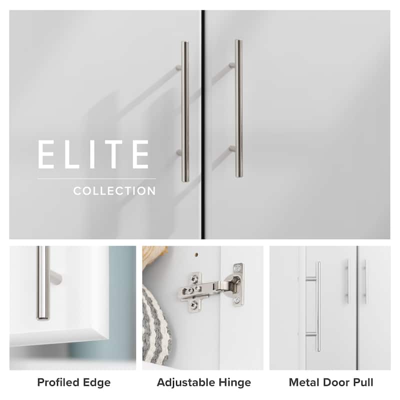 Prepac Elite 16-inch Narrow Cabinet, Multiple Finishes - 16 Inch