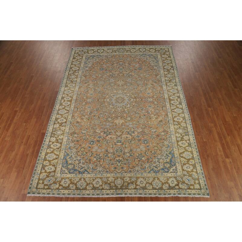 Traditional Floral Najafabad Persian Area Rug Handmade Wool Carpet - 8'1" x 11'8"