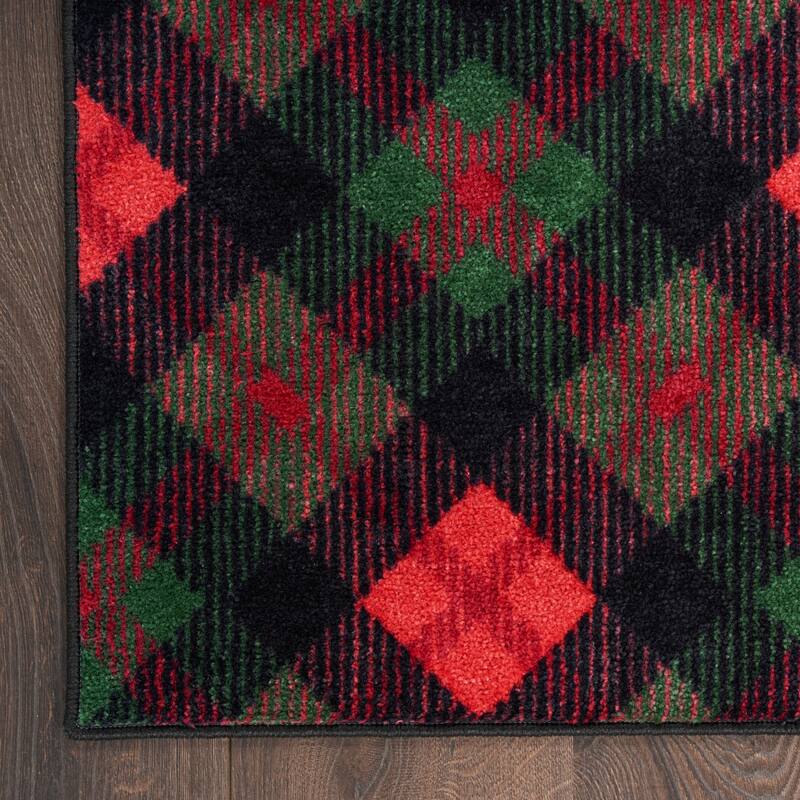 Nourison Accent Decor/Christmas Indoor Geometric Area Rug