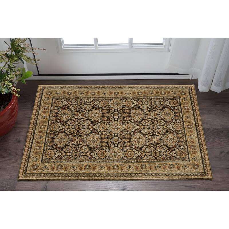 HomeRootsOriental Traditional Rectangle Area Rug - 39.37' X '22.83' X '0.55