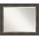 preview thumbnail 91 of 98, Bark Rustic Bathroom Vanity Wall Mirror Rustic Char - 33x27-inch