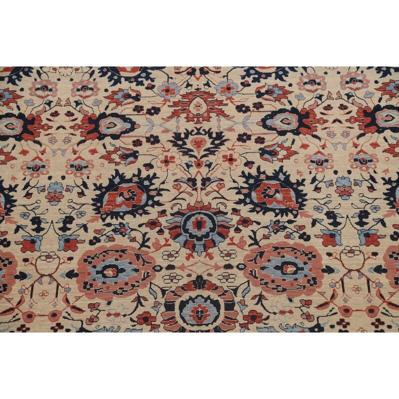 Sultanabad Ziegler Turkish Oriental Area Rug Hand-knotted Wool Carpet - 9'9" x 13'0"