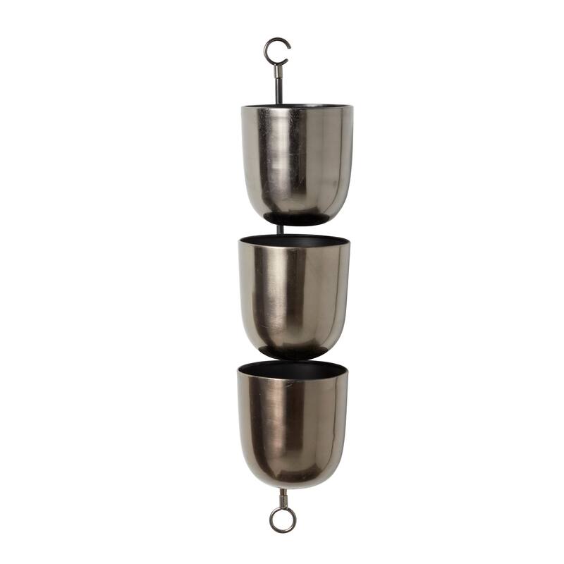 Metal Layered Wall Planter - 12 x 12 x 25