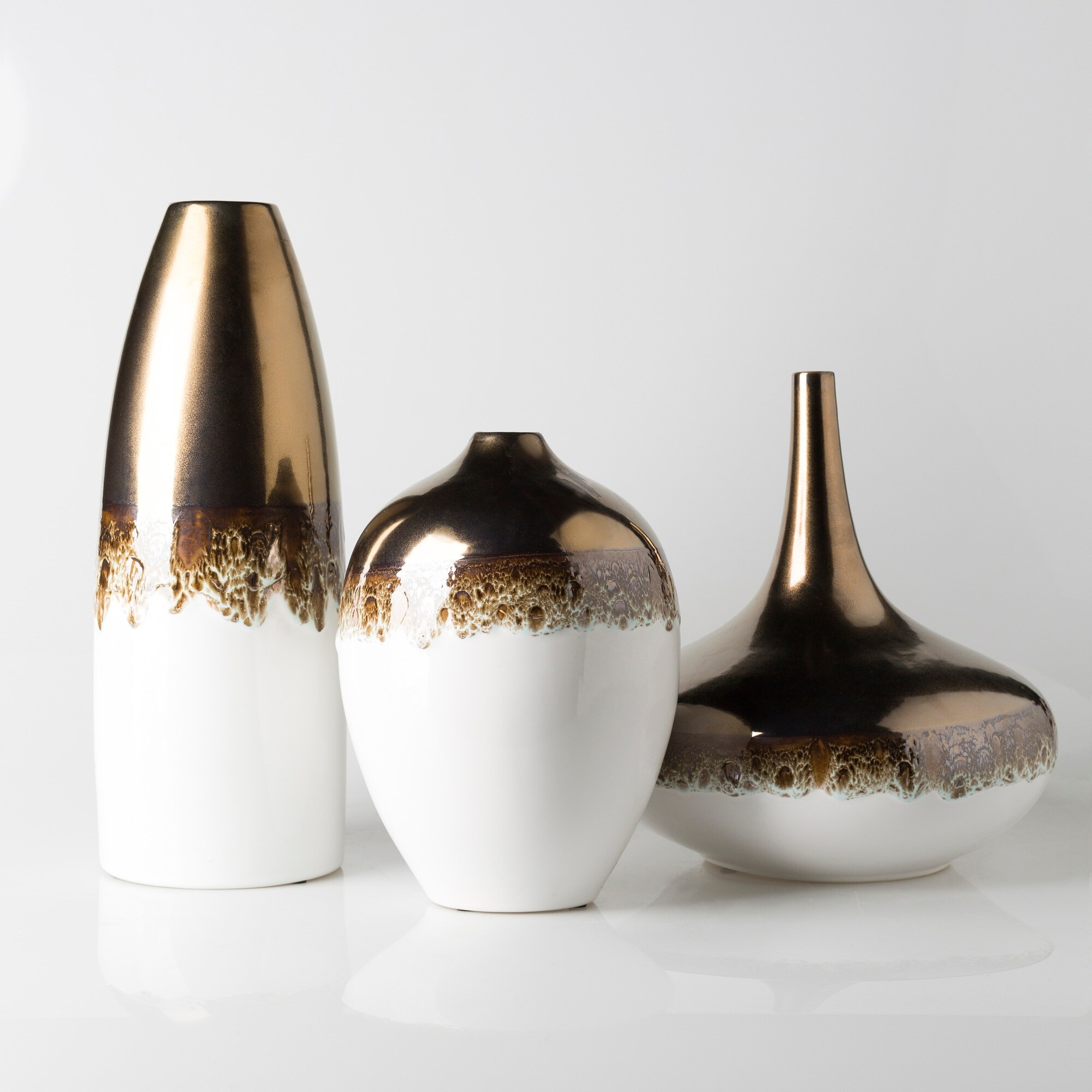 Set of 2 Modern Decor White Happy Yeti Ceramic Flower Vase For Sale at  1stDibs