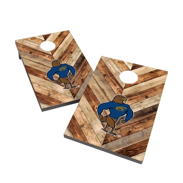 slide 2 of 5, Clarion Golden Eagles 2x4 Cornhole Boards Include Carrying Case