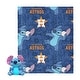 preview thumbnail 10 of 47, MLB Strike Stitch Hugger Pillow & Silk Touch Throw Blanket Set 40x50 inches - Houston Astros