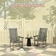 preview thumbnail 9 of 7, GDFStudio Outdoor Thalassa Rocking with Slatted Breathable Seats Set of 2