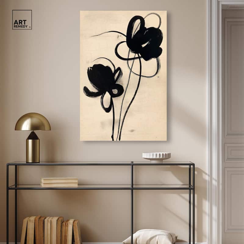 Florals in the Minimal I Canvas by Art Remedy, Gallery Wrapped