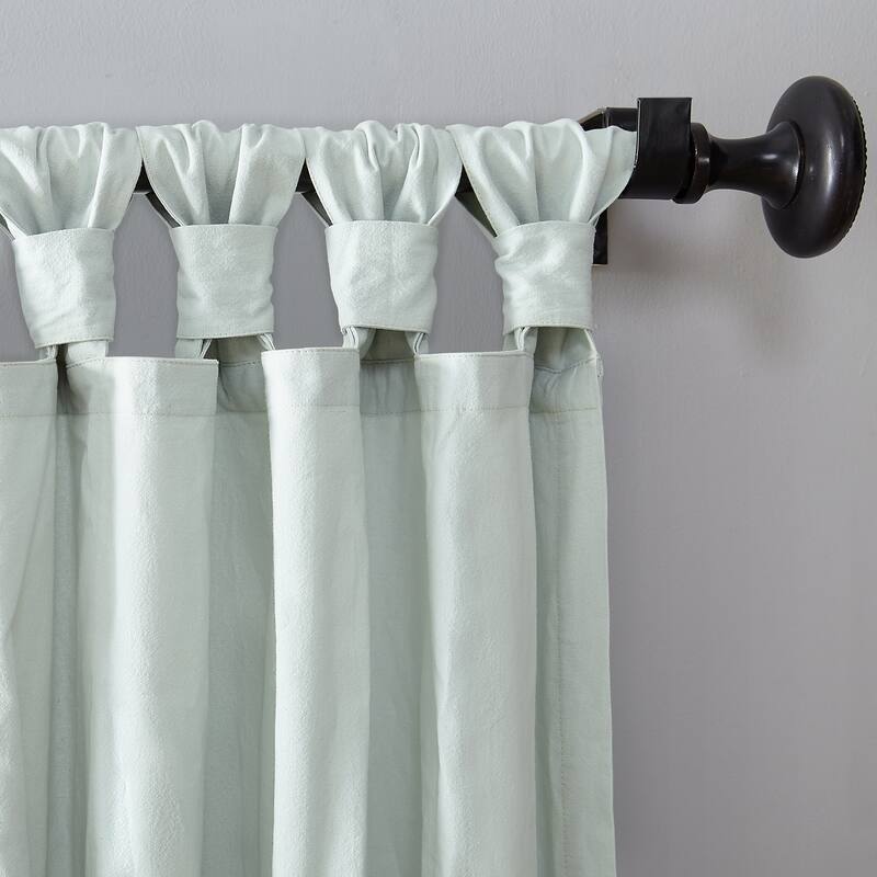 Archaeo Washed Cotton Twist Tab Curtain, Single Panel