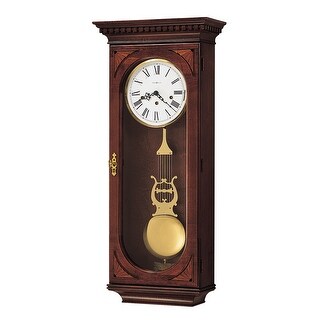 Howard Miller Lewis Hardwood Chiming Grandfather-style Wall Clock
