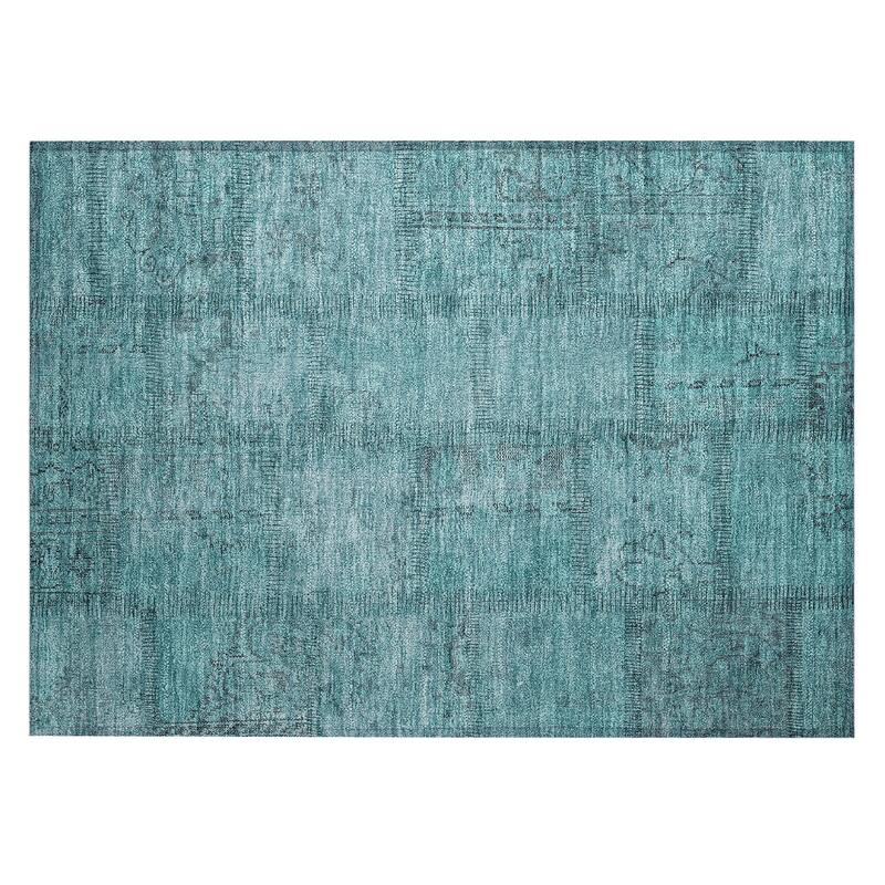 Machine Washable Indoor/ Outdoor Chantille Boho Moroccan Rug
