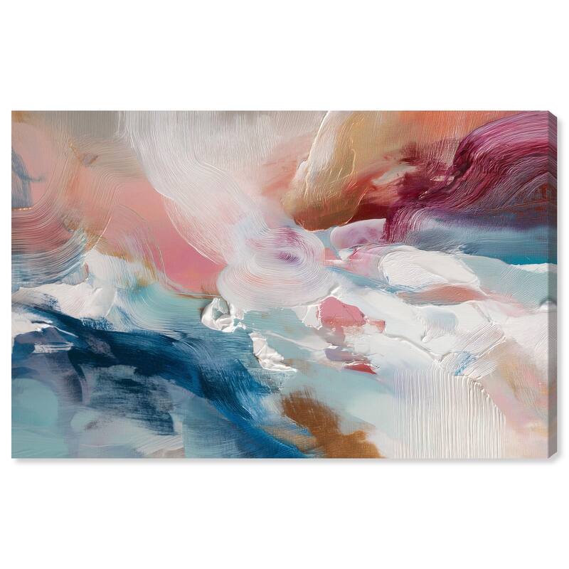 Rosy and Ocean Hues I Canvas by Art Remedy, Gallery Wrapped - 36" x 24"