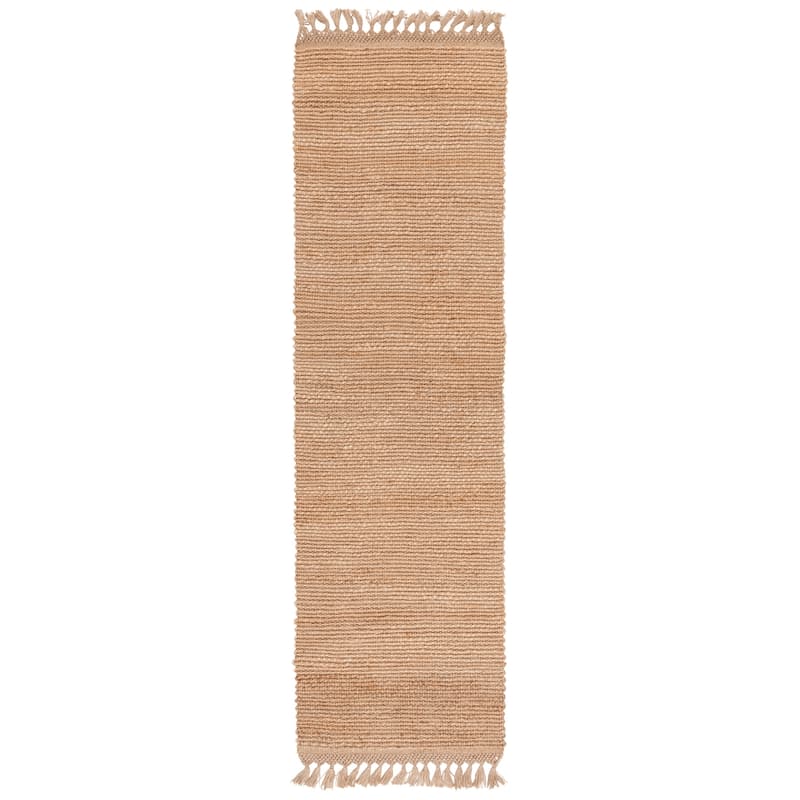 SAFAVIEH Handmade Natural Malina Fiber Jute Rug - 2'3" x 8' Runner - Natural