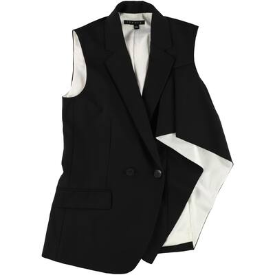 Theory Womens Jala Fashion Vest,, Black, 4