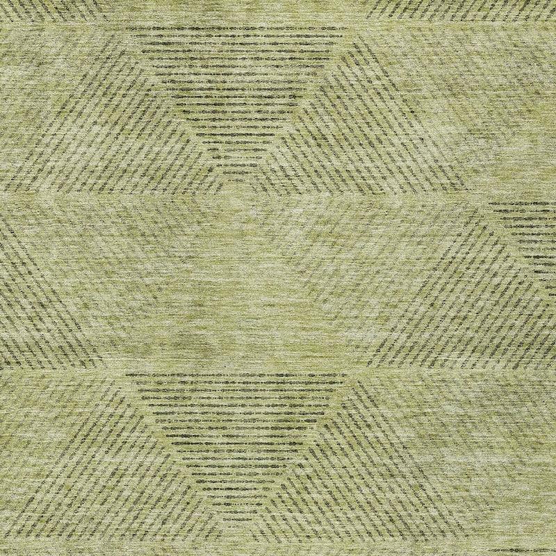 HomeRoots Geometric Transitional Rectangle Outdoor Rug