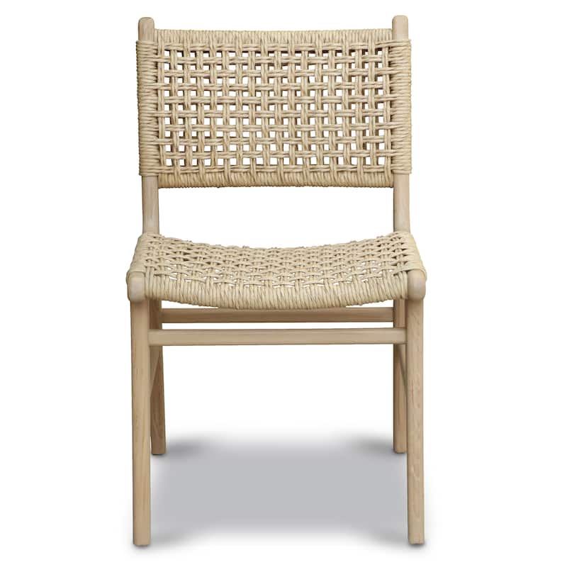 Poly & Bark Batu Indoor/Outdoor Dining Chair - Solid Wood Frame
