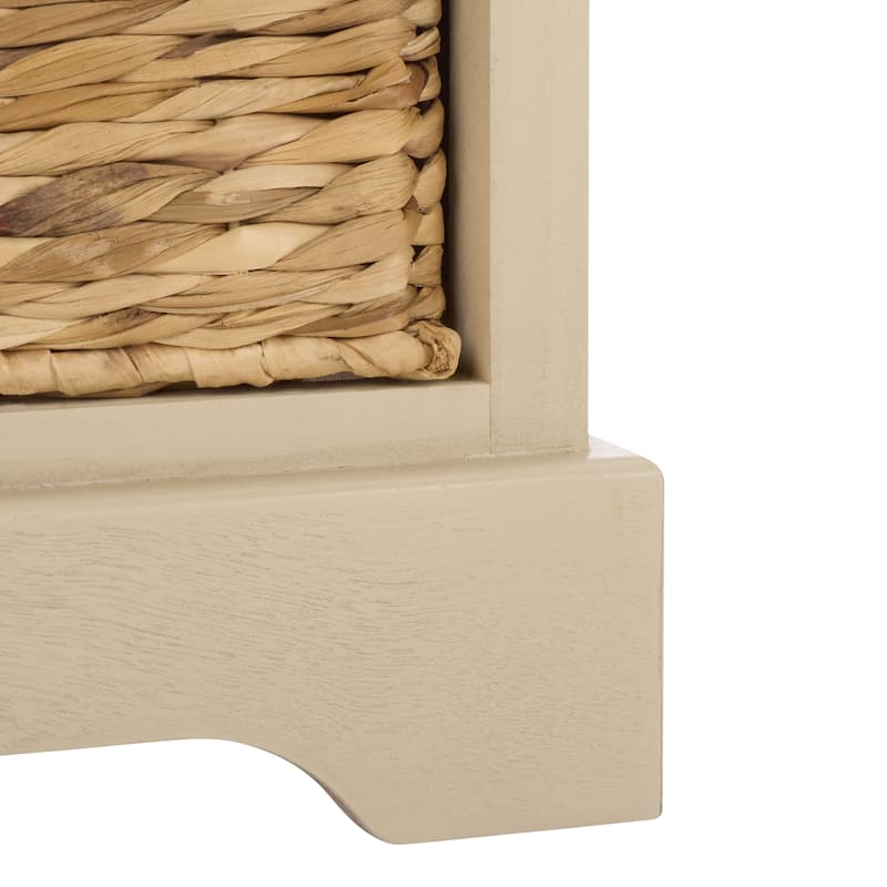 SAFAVIEH Alverta Red Storage Side Table - 15.9" x 13" x 27.6" - 16"W x 13"D x 26"H