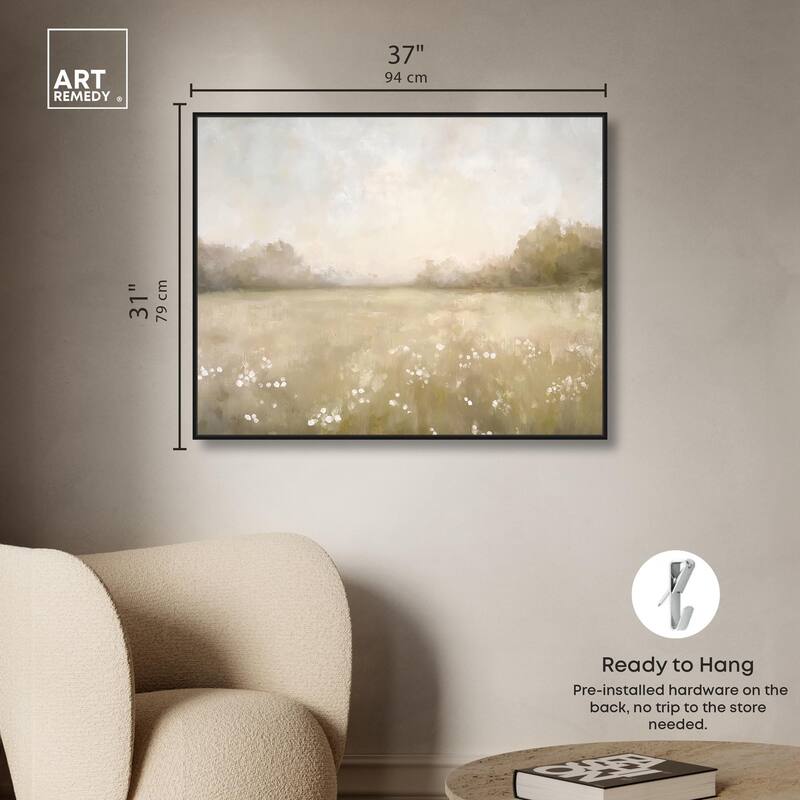 Peaceful Expanse Canvas by Art Remedy